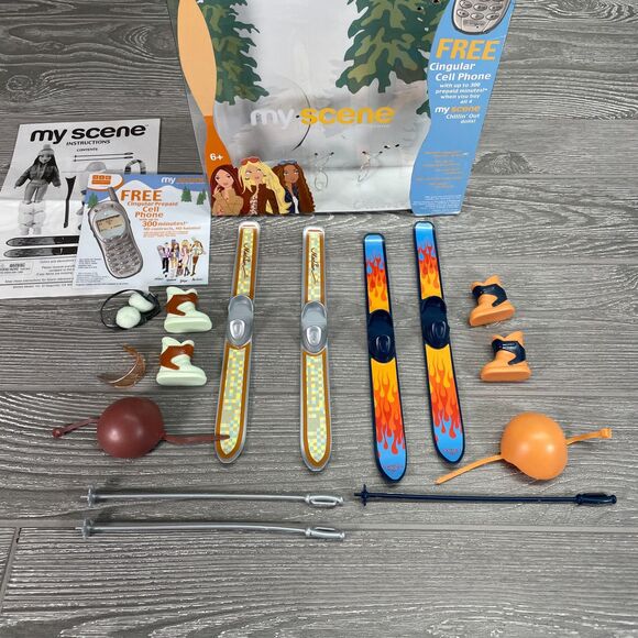 2003 Barbie My Scene Chillin Out Chelsea Madison Y2K Accessories & Box NO DOLLS! - Picture 2 of 15